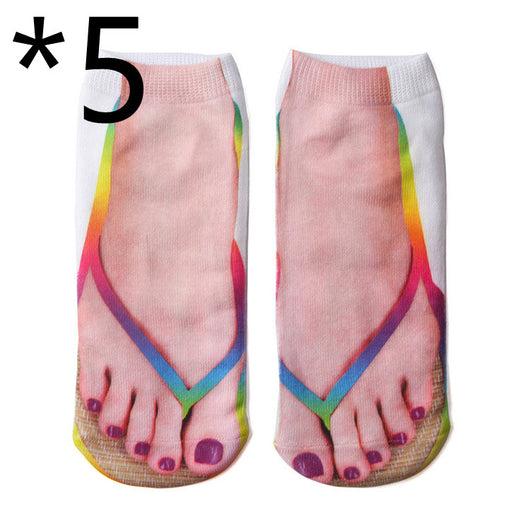 Calcetines Personalizados de Algodón con Estampado 3D Calavera de Cerdo para Hombre y Mujer - Image 13