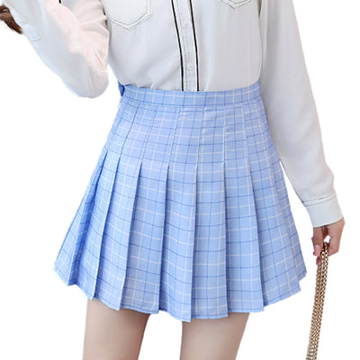 Falda Plisada Estilo Uniforme Escolar JK para Mujer - Image 16