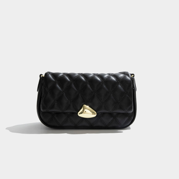 Bolso de Cuero Candy Color con Cadena Rombo para Mujer
