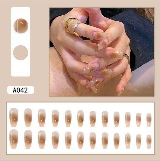 Uñas Postizas Removibles con Diamantes - Image 16