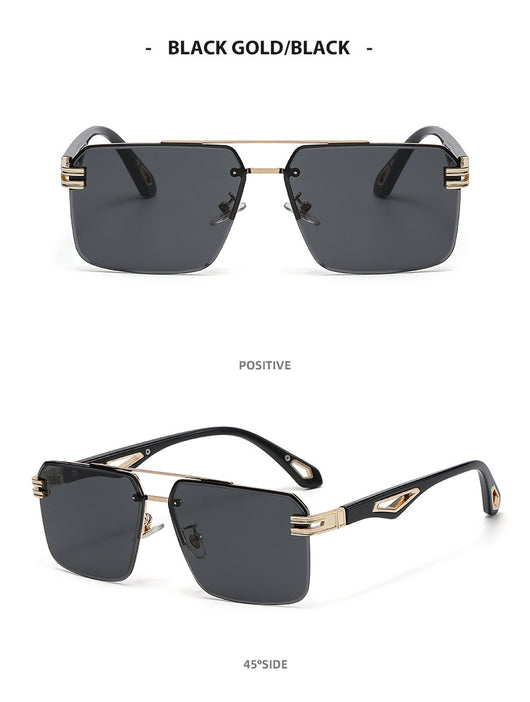 Gafas de Sol sin Marco con Puente Doble - Image 16