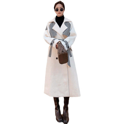 Abrigo de Lana Estilo Universitario con Costuras Decorativas - Image 6
