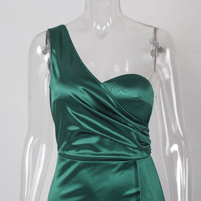 Vestido de Fiesta Asimétrico con Hombro Descubierto - Image 5