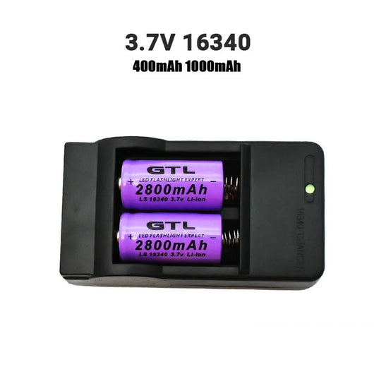 Linterna Táctica LED con Puntero Láser y Batería Recargable CR123A - Image 11
