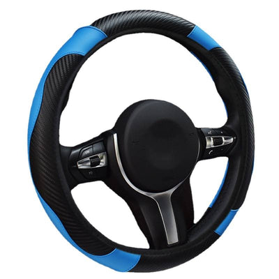 Funda de Volante de Cuero Elástica sin Aro - Image 4