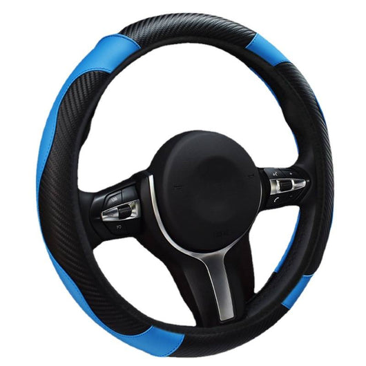 Funda de Volante de Cuero Elástica sin Aro - Image 4