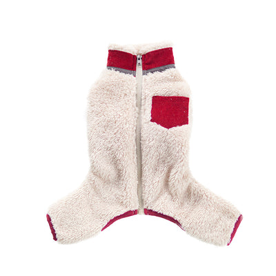 Abrigo Acolchado con Cuello Plush para Mascotas en Invierno - Image 12