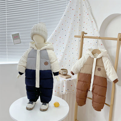 Mameluco Acolchado de Algodón para Bebé - Conjunto de Invierno y Otoño - Image 4