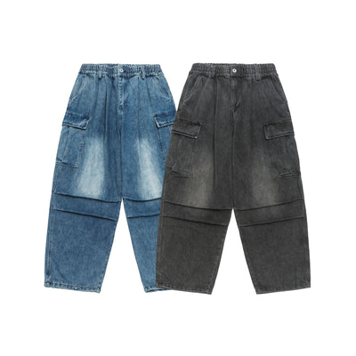 Pantalones Denim Lavado Efecto Floral Desteñido - Image 5