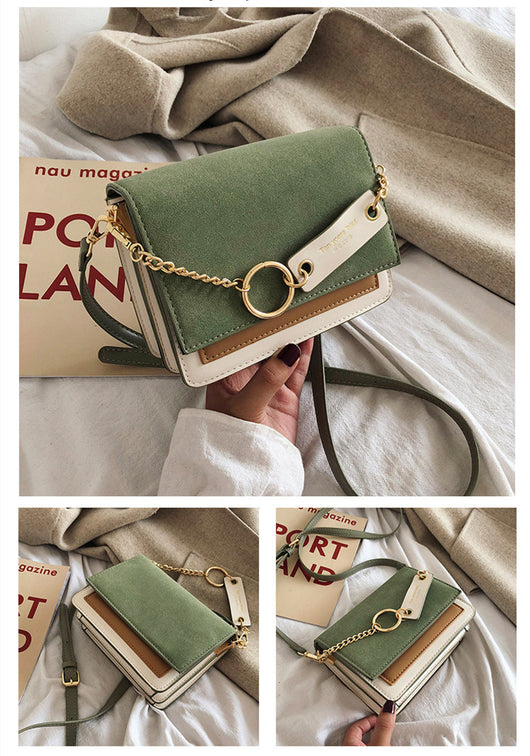 Bolso Mensajero Coreano Acolchado para Otoño e Invierno - Image 5