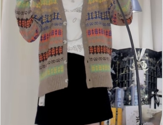 Cardigan Tejido de Manga Larga para Invierno - Image 9