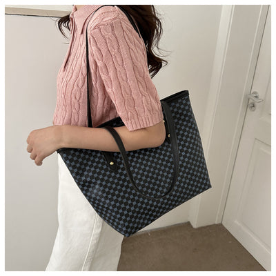 Bolso Tote Bandolera de Gran Capacidad Estilo Minimalista - Image 9