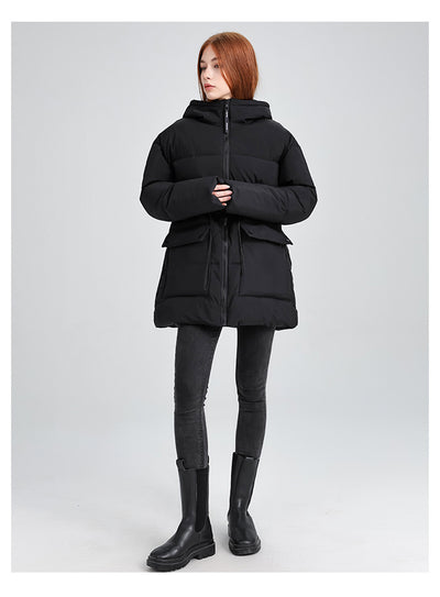 Chaqueta Acolchada de Algodón con Capucha - Versátil y Elegante - Image 18