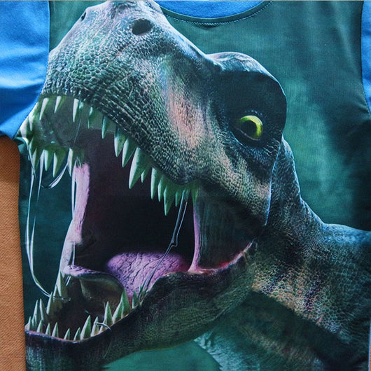 Camiseta Infantil Cuello Redondo con Diseño de Caricatura - Image 4