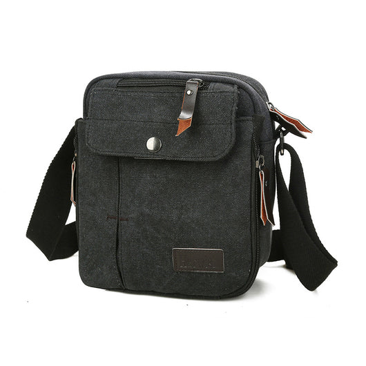 Bolsa Crossbody de Lona Estilo Coreano - Compacta y Versátil - Image 3