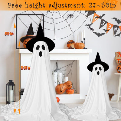 Fantasma Luminoso con Control Remoto para Decoración de Halloween - Image 6
