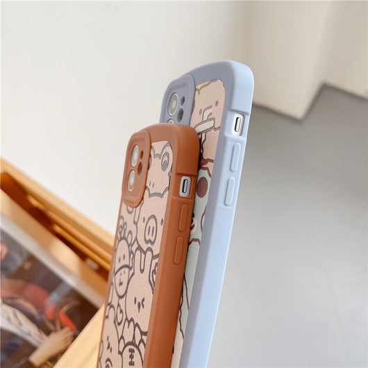 Funda para Teléfono con Diseño de Animales Doodle a Pantalla Completa - Image 8