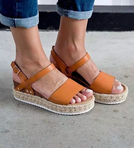 Sandalias de Tacón con Suela de Cáñamo - Image 15