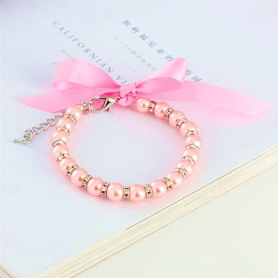 Collar de Perlas y Diamantes para Perros Pequeños - Accesorios Bling con Cristales - Image 12