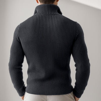 Cardigan Cuello Alto con Cierre de Cremallera para Hombre - Image 14