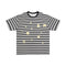 Camiseta Rayada de Cuello Redondo para Hombre