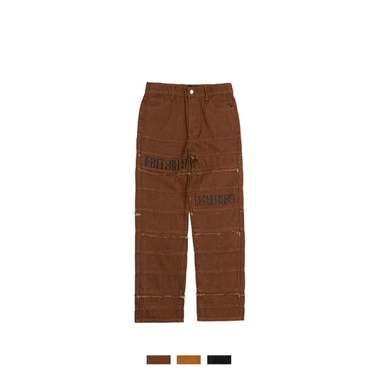 Jeans Rectos Estilo Hip-hop Europeo y Americano con Capas - Image 6