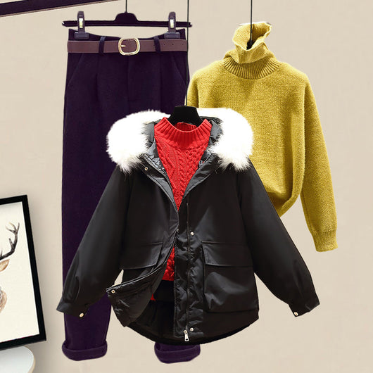 Conjunto de Sudadera Acolchada de Algodón para Mujer - Image 35