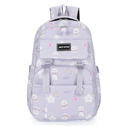 Mochila de Gran Capacidad con Estampado de Conejo Cartoon - Image 14