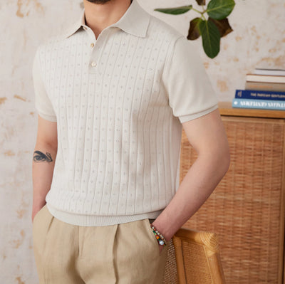 Polo Retro Algodón Puro Transpirable Corte Gentleman - Image 5
