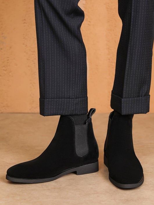 Zapatos Casuales Británicos con Elástico y Cordones para Hombre - Image 12