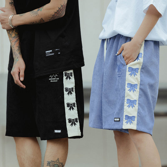 Shorts de Pana Casual para Pareja - Estilo Estudiante