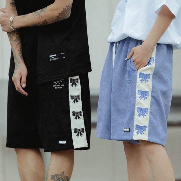 Shorts de Pana Casual para Pareja - Estilo Estudiante