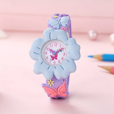 Reloj Infantil Flores Coloridas - Diseño Cute para Niñas Estudiantes - Image 4