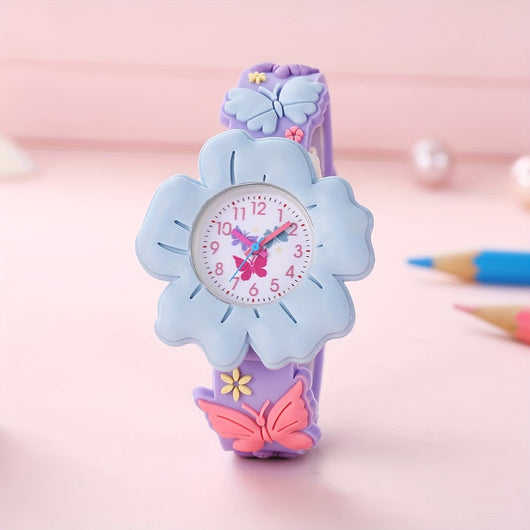 Reloj Infantil Flores Coloridas - Diseño Cute para Niñas Estudiantes - Image 4