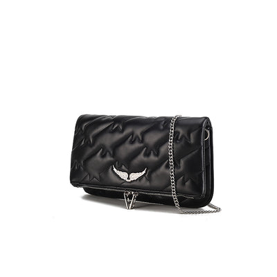 Bolso de Hombro Crossbody con Cadena y Bordado para Mujer - Image 4
