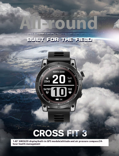 Reloj Deportivo Inteligente con Altímetro, Brújula y Presión Atmosférica - Image 8
