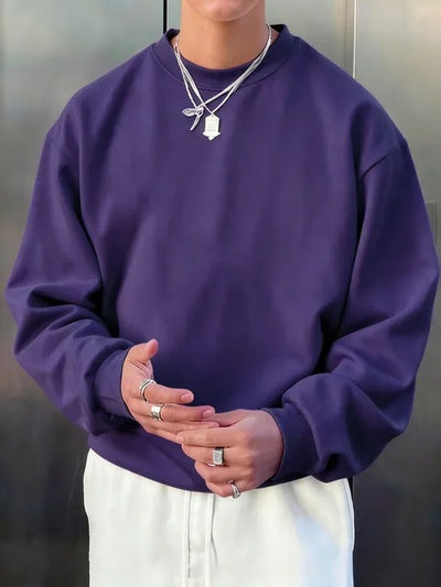 Suéter de Lana Merino para Hombre - Cuello Redondo Casual - Image 25