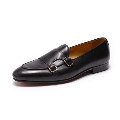 Zapatos de Cuero para Hombre con Doble Hebilla - Piel Genuina Premium - Image 18