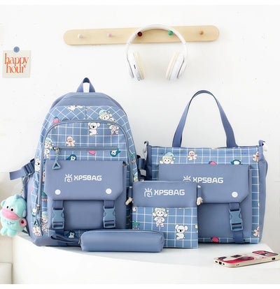 Mochila Escolar Primaria para Niñas - Set de Cuatro Piezas - Image 27