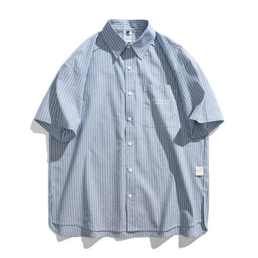 Overol Rayado con Manga Corta Unisex - Image 10