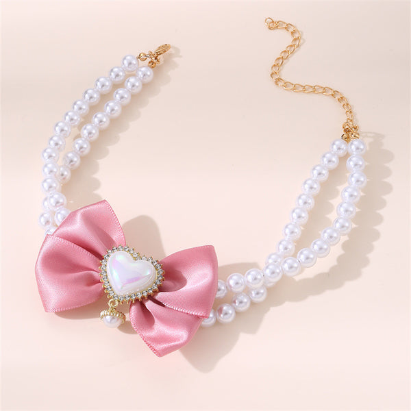 Collar Princesa con Dije Corazón para Mascotas - Image 3