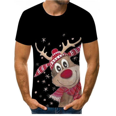 Playera Navideña Personalizada para Hombre con Impresión 3D Digital - Image 13