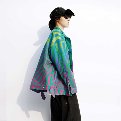 Chaqueta de Trabajo Holgada Estilo Coreano Tendencia 2024 - Image 9