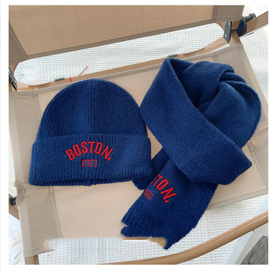 Conjunto de Gorro y Bufanda para Niños - 2 Piezas Bordado para Otoño e Invierno - Image 19