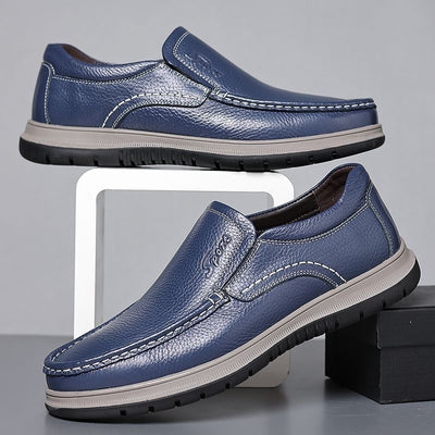 Zapatos Casuales de Cuero Impermeables y Ligeros para Hombre - Image 4