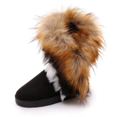 Botas de Invierno Impermeables con Pelaje de Zorro - Calidez Extrema y Tracción Segura - Image 13