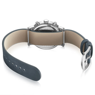 Reloj de Cuarzo Multifuncional de Cuero para Hombre - Image 4