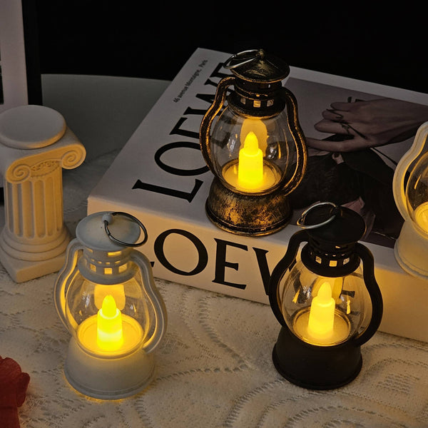 Linterna Decorativa LED Estilo Granero para Bares y Hoteles