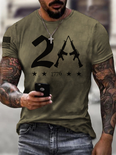 Camiseta Deportiva Slim Fit para Hombre con Diseño Estampado - Image 7