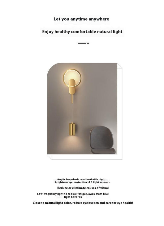 Lámpara de Pared para Dormitorio Principal - Diseño Minimalista Moderno - Image 13